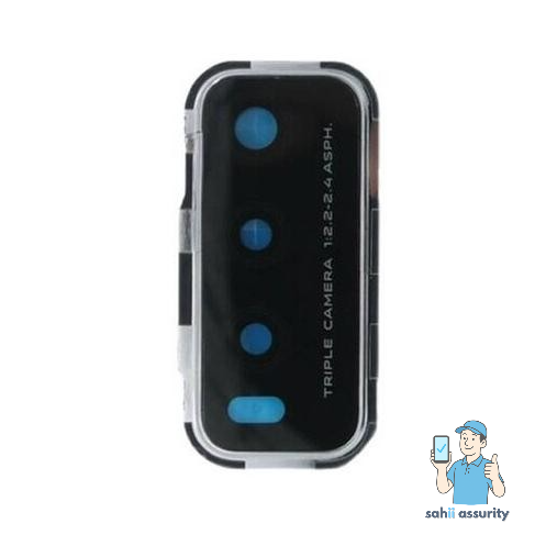 Camera Lens Glass with Frame for Vivo Y20 2020 White